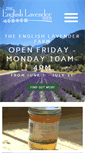 Mobile Screenshot of englishlavenderfarm.com